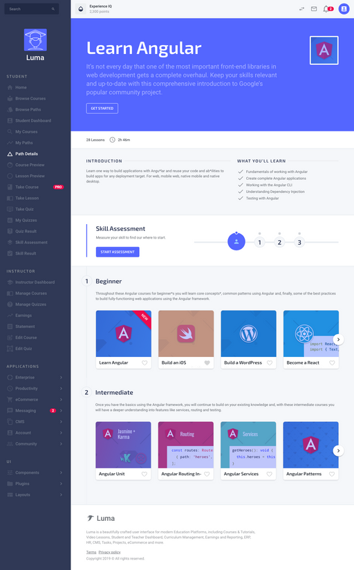 Path Details - Luma Bootstrap