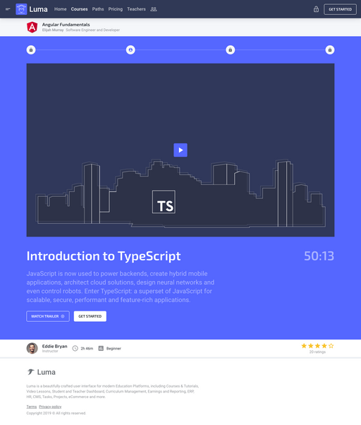 Video Lesson - Luma Bootstrap