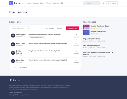 Discussions - Luma Bootstrap