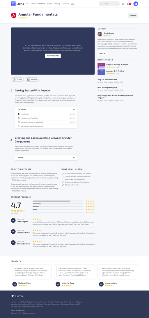 Take Course 2 - Luma Bootstrap