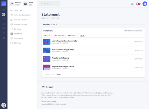 Instructor Statement - Luma Bootstrap