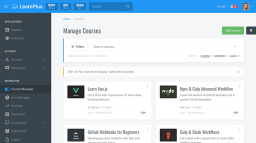 Manage Courses