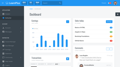 Instructor Dashboard