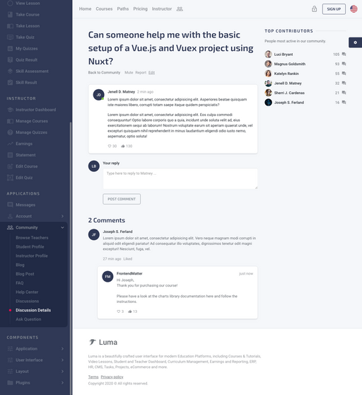 Discussion Details - null