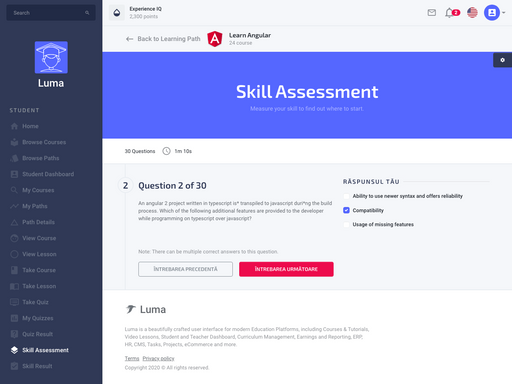 Skill Assessment - null