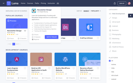 Browse Courses - null