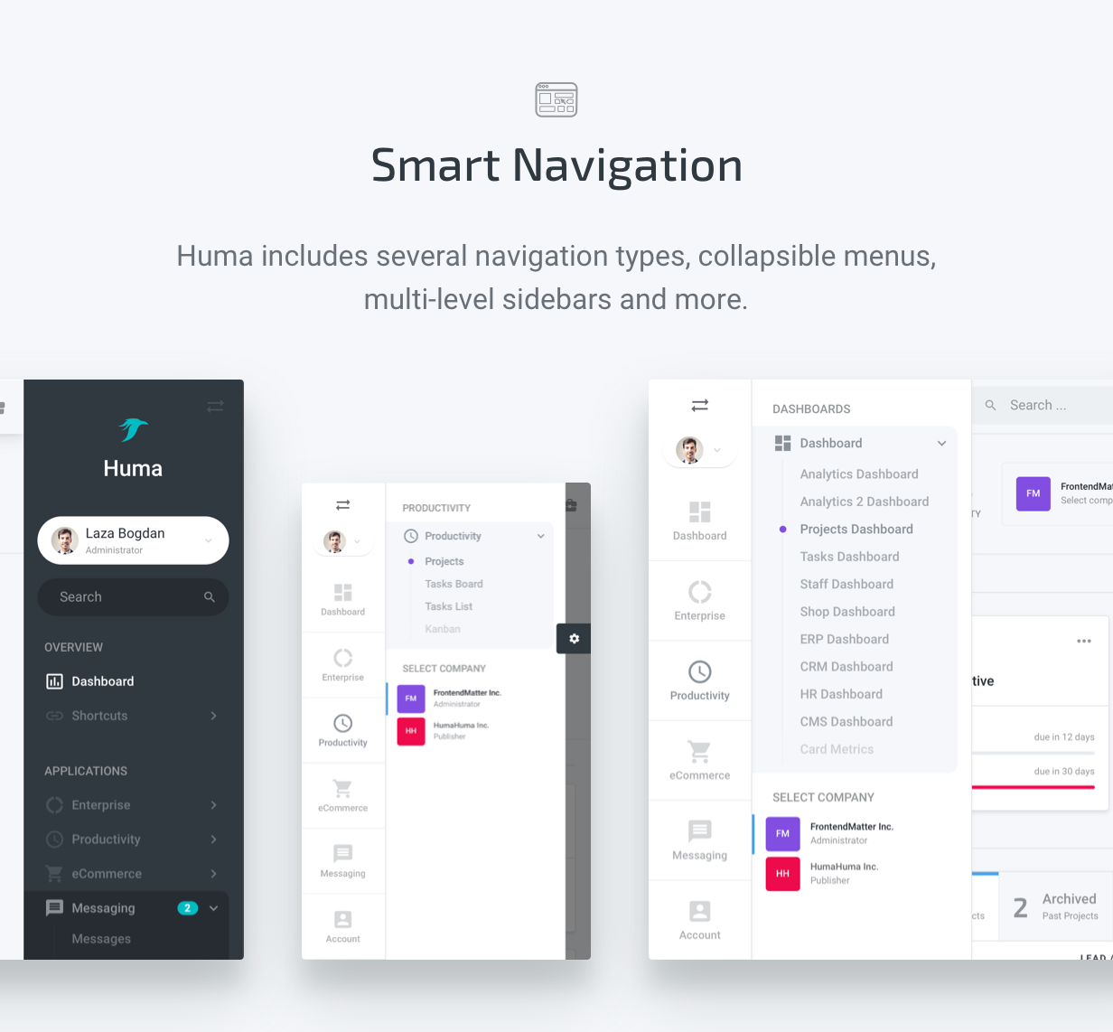 Huma Admin Dashboard PRO - Bootstrap 4 Admin Template