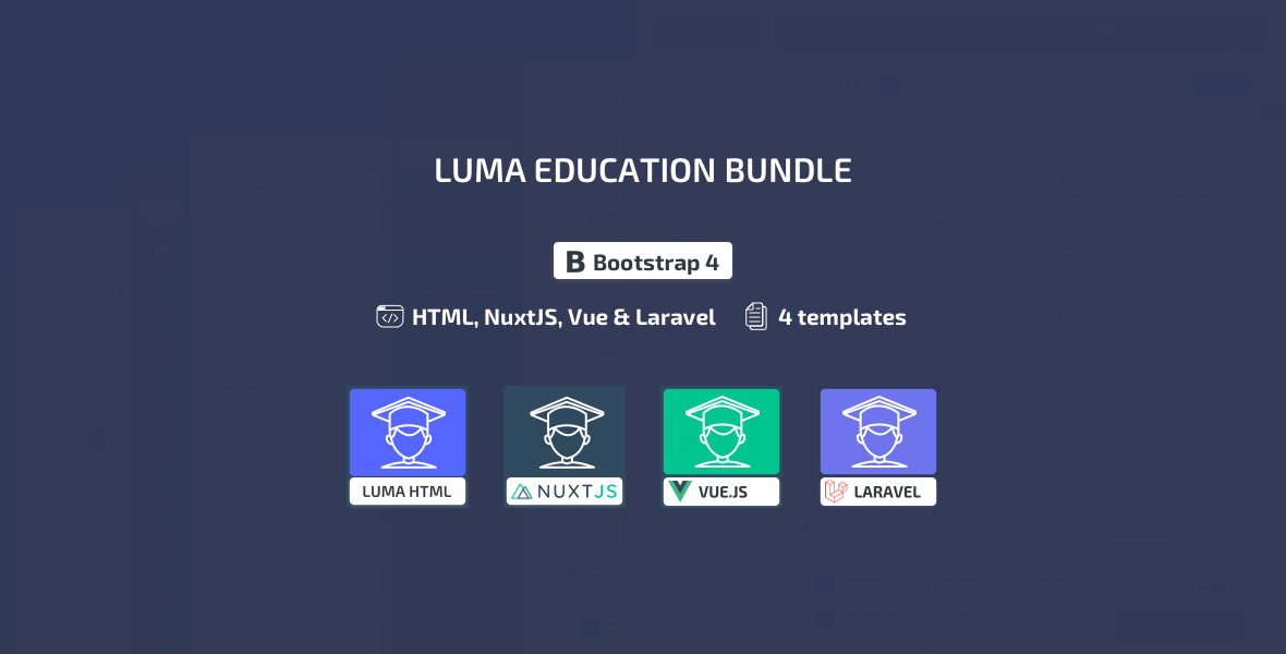 Luma Learning Management System Template Bundle